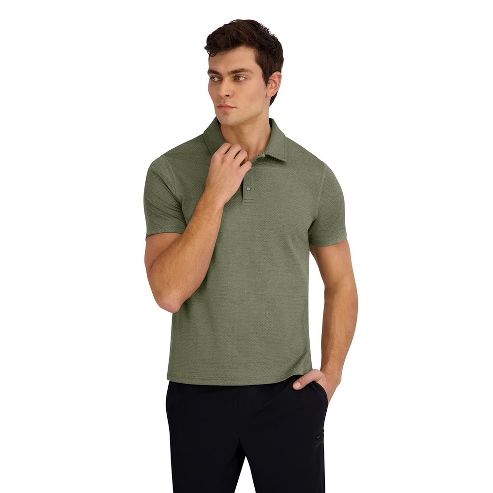 Outdoor Voices Men's GridTek Polo Size XL Green